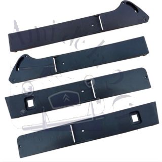 Ensemble de 4 bandeaux de portes noirs pour 2cv Charleston et Club
