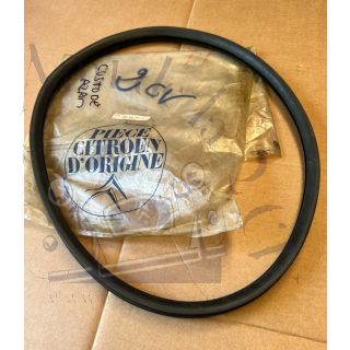 Joint de glace de custode 2cv avec lèvre pour le montage de l'enjoliveur aluminium spécifique 2cv AZAM