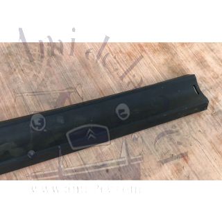 Jonc trapézoidal origine noir large pour 2cv et Dyane 1975