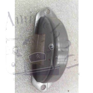 Cabochon de lanterne de plaque gris demi-lune 2cv origine