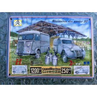 Mini carte métal utilitaires Citroën HY AU