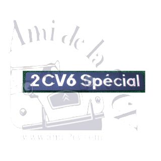 Monogramme 2cv 6 Spécial