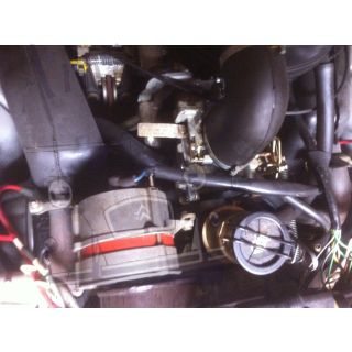 Moteur 2cv6 avec carburateur double corps et boîte freins à disques