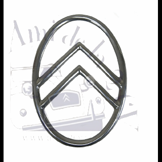 Ovale de calandre 2 cv fixation par rivets ou vis