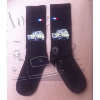 Paire de chaussettes hommes 39 /42 2cv Jaune rialto