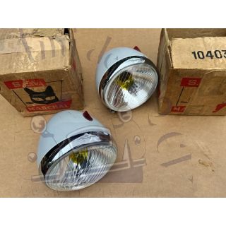 Paire de phares Equilux ABTP490 Marchal avec porte chromée sans cimier