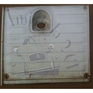 Panneau de réservoir Acadiane occasion blanc avec travaux ( voir photos)