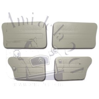 Ensemble de 4 panneaux de porte Ami 6 gris