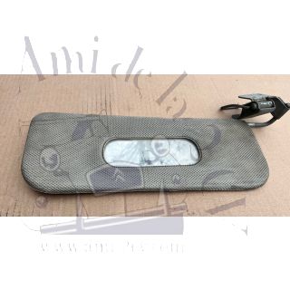 Pare soleil Dyane passager avec miroir de courtoisie et grenouillère de verrouillage de la capote