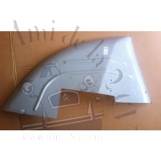 Passage de roue arrière gauche 2cv nouveau modèle avec renfort de ceinture et support de butée