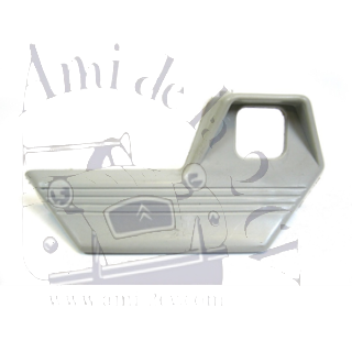 Poignée de porte gauche Dyane en plastique gris clair