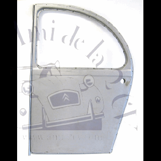 Porte arrière gauche 2cv dernier modèle électrozinguée