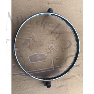 Porte de Phare Marchal 2cv chromée occasion avec cimier à rechromer