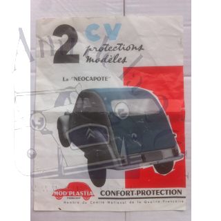 Protection de capote 2cv par Mod'Plastia