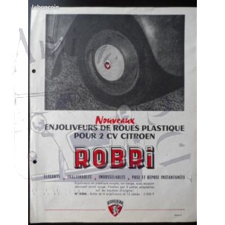 Publicité enjoliveur de roue Robri