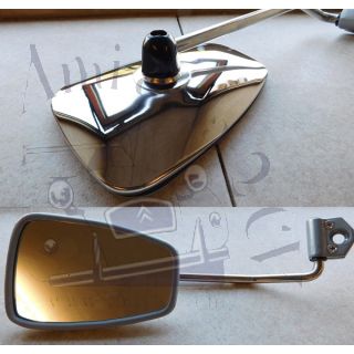 Rétroviseur extérieur droit en inox 2cv très belle finition