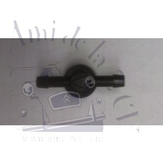 Raccord pour durite de lave glace avec clapet antiretour