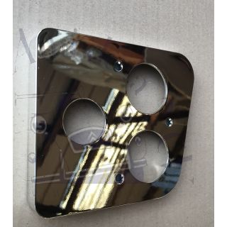 Rehausse de feu arrière droit 2cv en plastique chromé