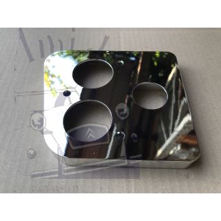 Rehausse de feu arrière gauche 2cv en plastique chromé