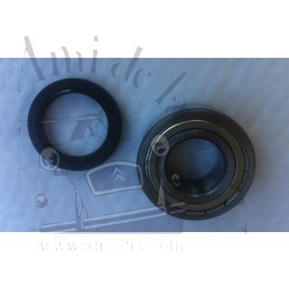 Roulement arrière avec bague anti poussière , méhari avec joint spi