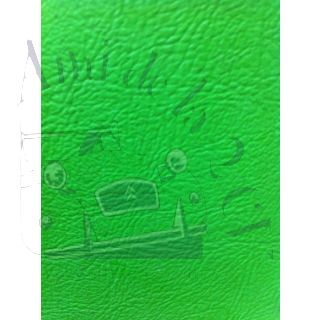 Jeu de 4 panneaux de porte en skaï vert clair 2cv version Club