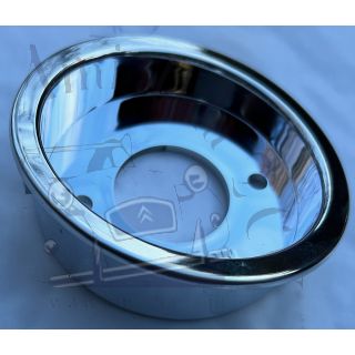 Support plastique chromé de clignotant 2cv avant droit