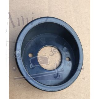 Support plastique de clignotant 2cv avant gauche noir
