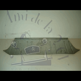 Tôle sous banquette arrière 2cv sans trappe de visite de réservoir