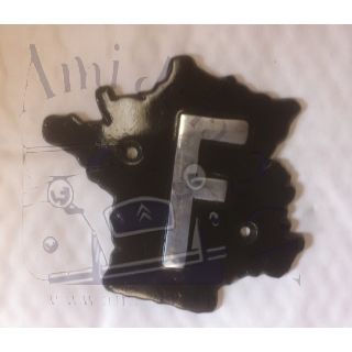 Véritable F GH France sur fond noir